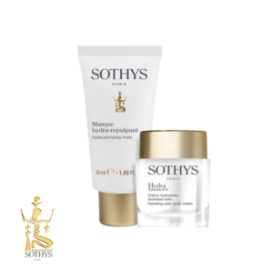 Sothys Paris Hydra Kit Duo Hidratación Intensiva con ácido hialurónico, crema hidratante y mascarilla facial